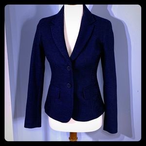 New York and Company Navy Blue Career Jacket